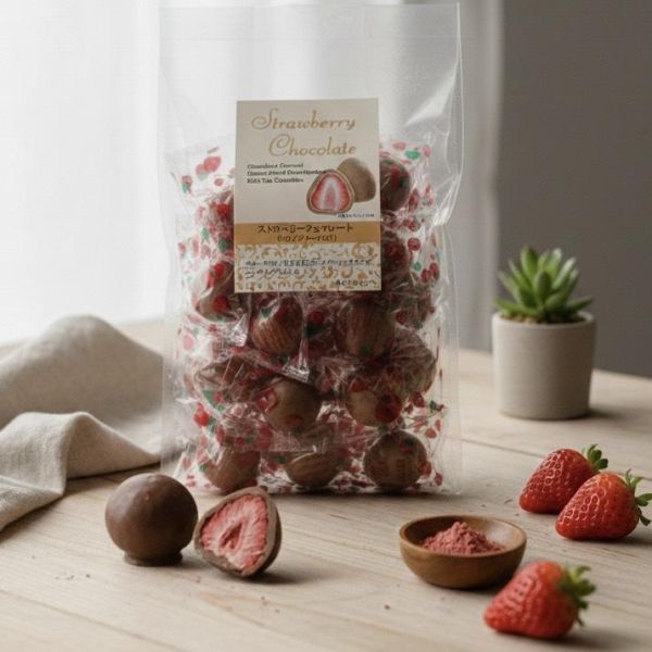 春日堂 牛奶巧克力草莓乾袋裝 