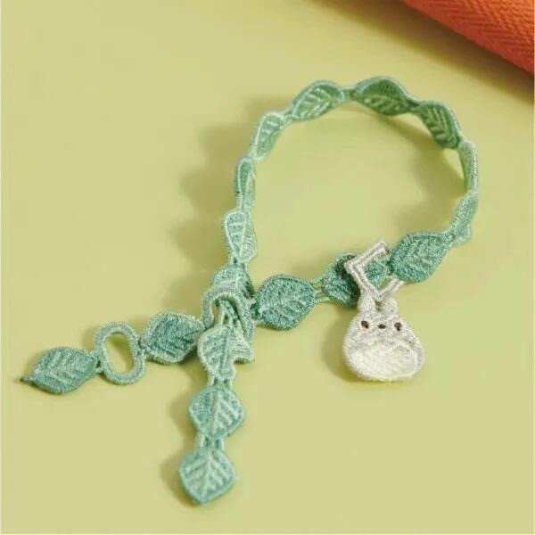 ensky 宮崎駿系列 多功能花朵刺繡手環 
