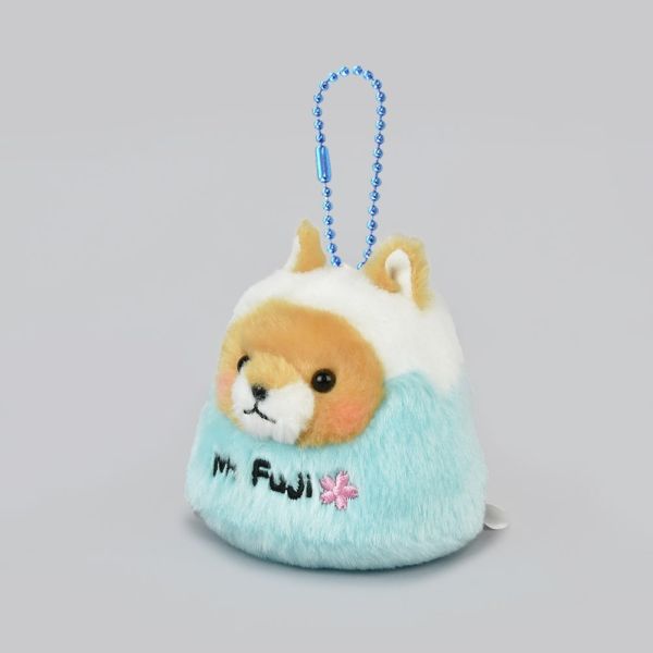 amufun 三兄弟柴犬富士山毛絨玩偶吊飾(豆太郎) 