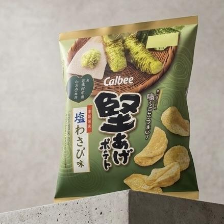 Calbee 堅脆鹽芥末味洋芋片 