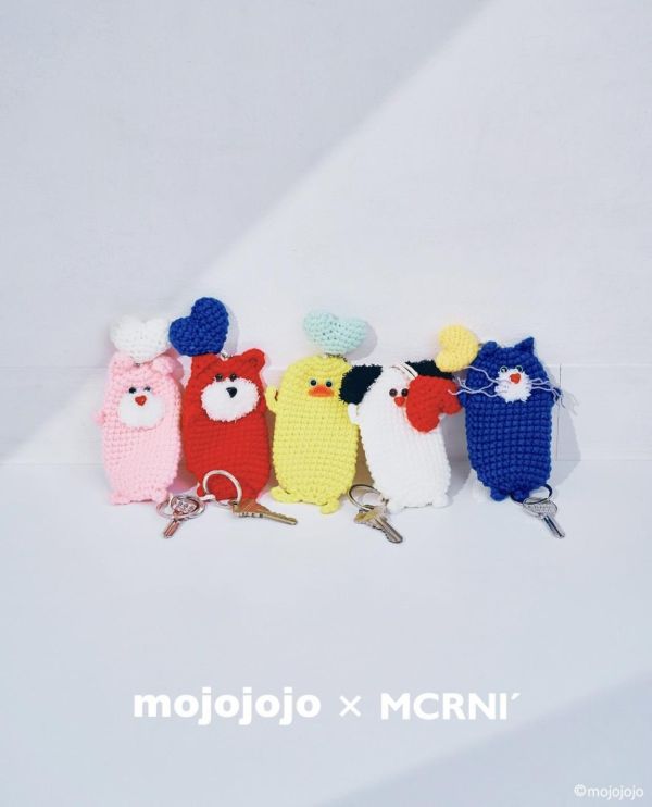 mojojojo 毛線玩偶鑰匙包吊飾 