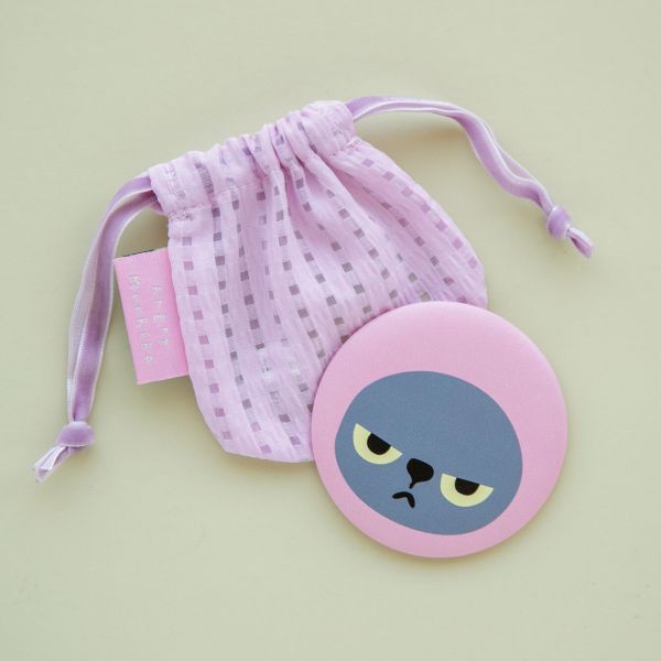 Bisque Angry Machiko圓鏡束口袋組 