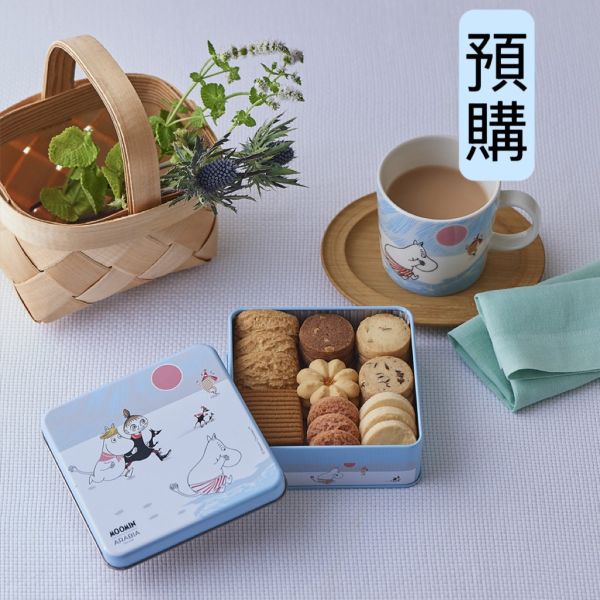 **預購** arabia嚕嚕米追逐2025冬季限定綜合奶油餅乾鐵盒 