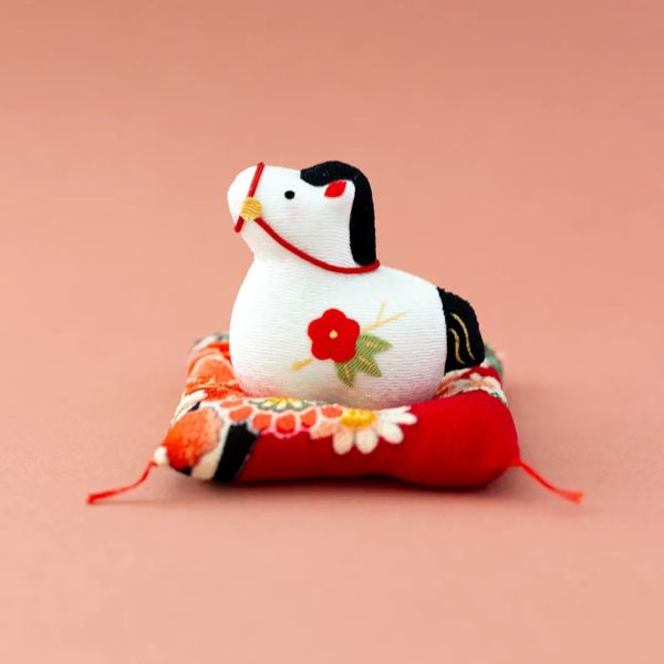 龍虎作 招福干支馬陶瓷縐布擺設 