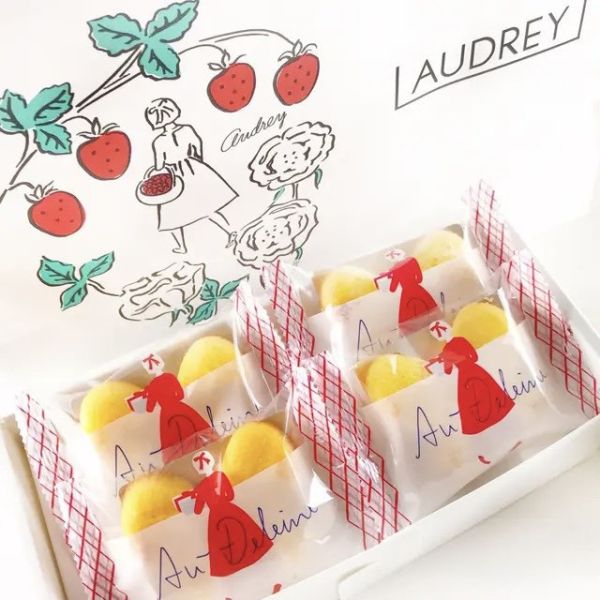 **預購** Audrey 蝴蝶結蛋糕餅乾4入盒 