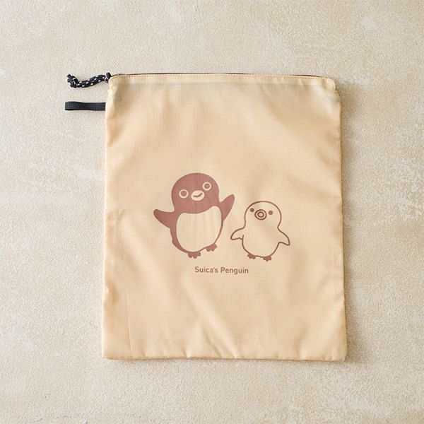 Suica 企鵝旅行盥洗收納袋2入組(黃) 