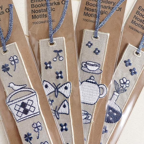 toconuts 刺繡長形書籤 