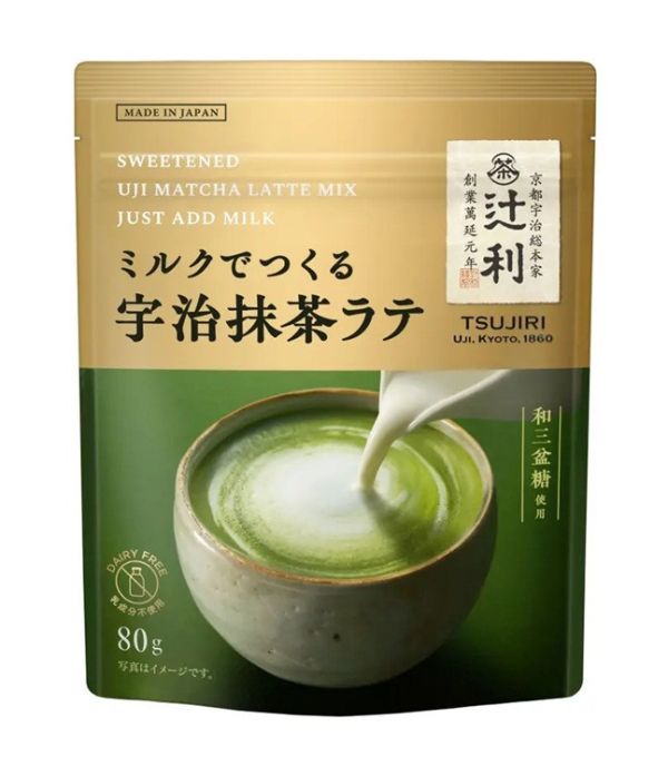 **預購** tsujiri 辻利宇治抹茶粉夾鏈袋80g 