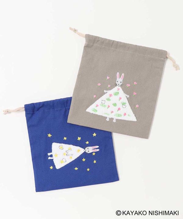 sunstar 繪本我的衣裳刺繡束口袋 