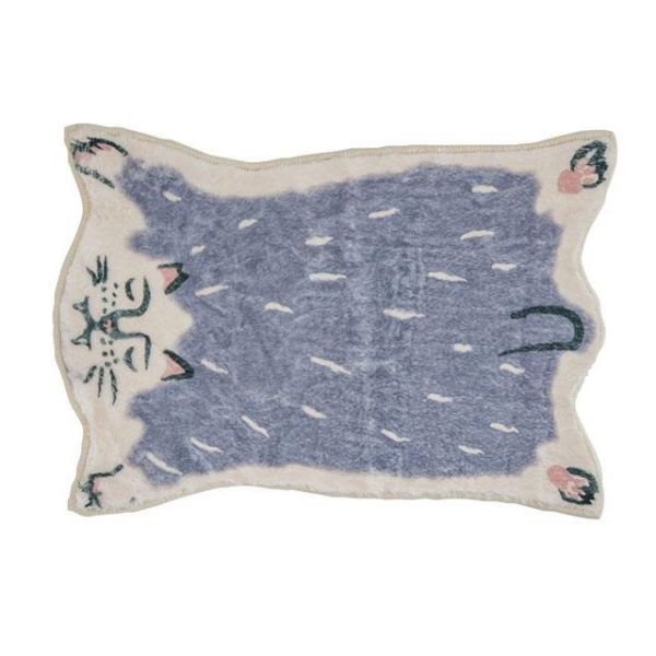 CDF Momonga動物毛絨地墊(檸檬豹S) 