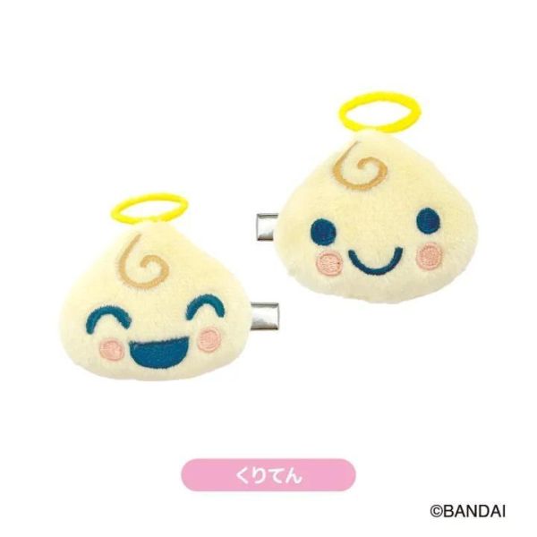Tamagotchi 毛絨髮夾2入組 