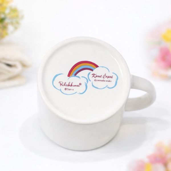 拉拉熊&朋友彩虹草莓陶瓷馬克杯 