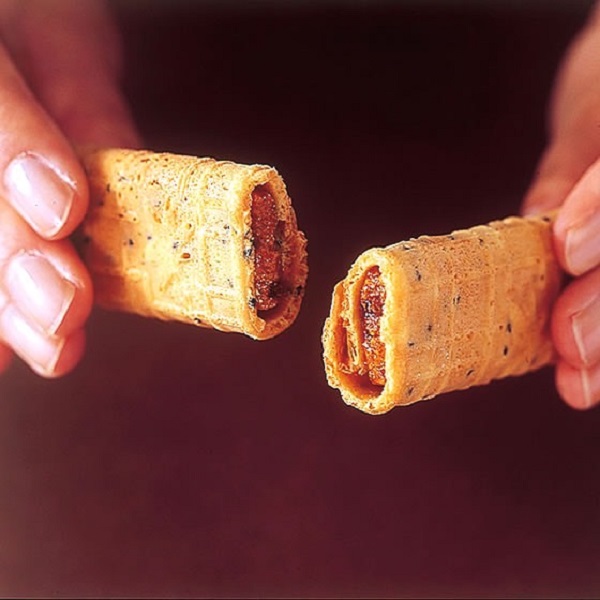 **預購** 小倉山莊醬油仙貝芝麻蛋捲餅8入 