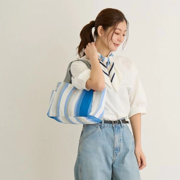 ROOTOTE Parootie 防潑水條紋肩背包 