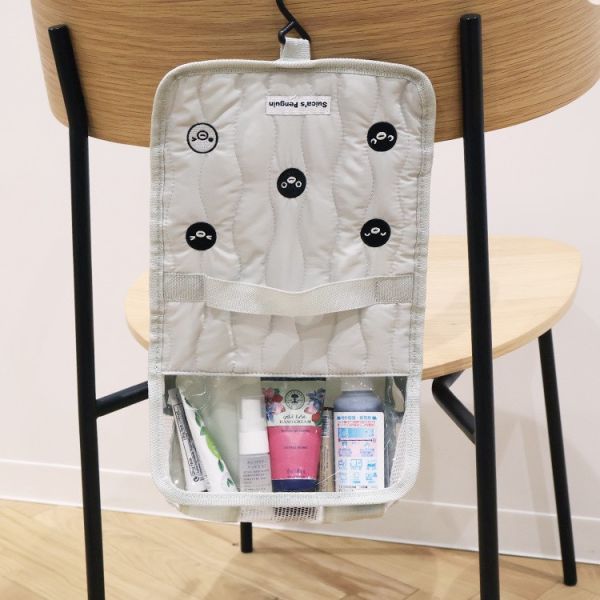 Suica企鵝 絎縫旅行吊掛收納包 