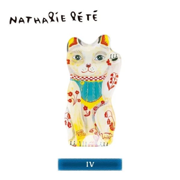 Nathalie Lete 幸運貓造型玻璃盤 