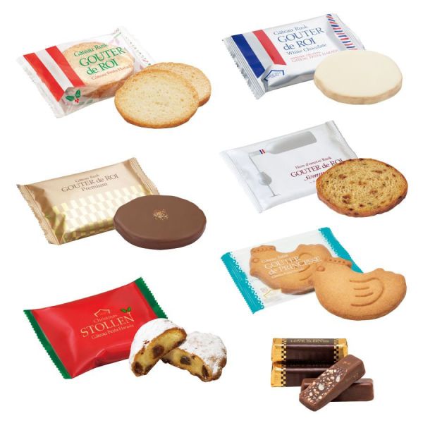 **預購** GFH聖誕限定綜合法國麵包脆餅禮盒(9入) 