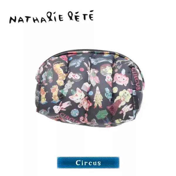 Nathalie Lete 插畫絎縫澎澎收納包 
