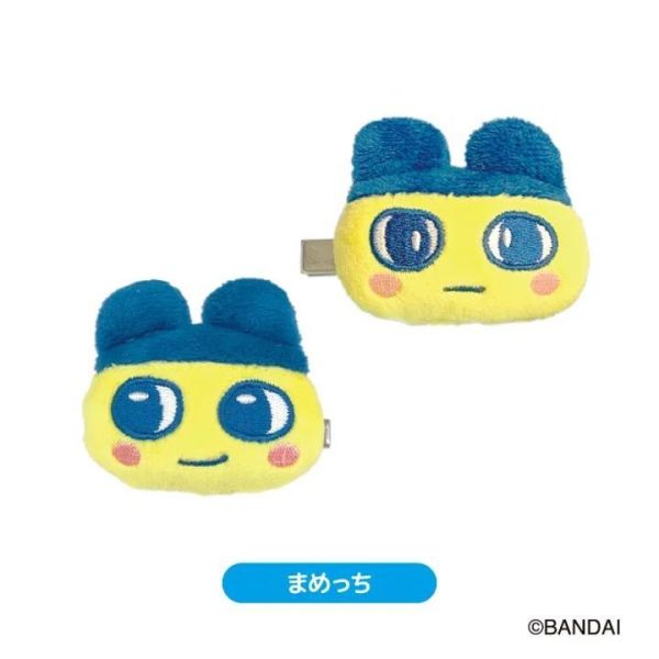 Tamagotchi 毛絨髮夾2入組 