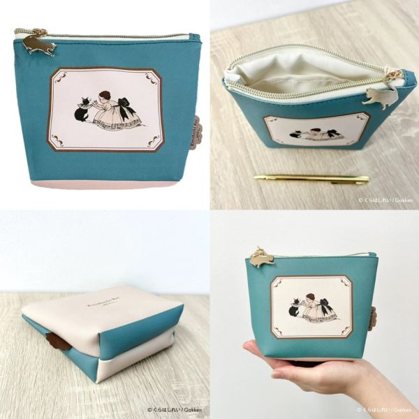 Kurahashi rei 舟形皮革收納包 