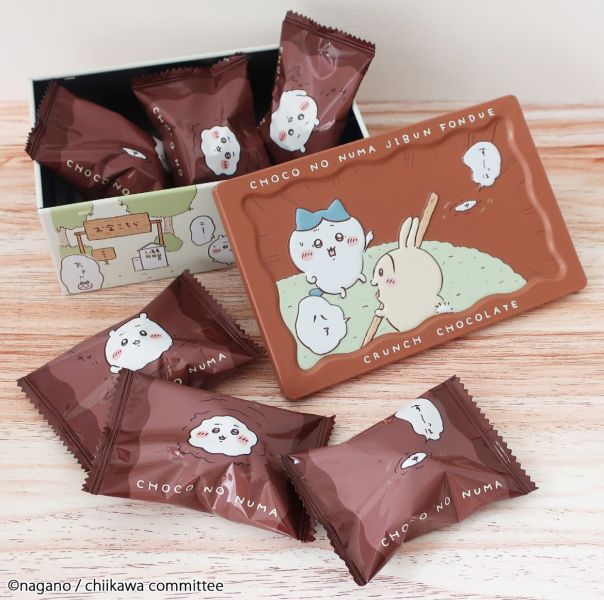 若尾製菓 chiikawa脆餅浮雕鐵盒