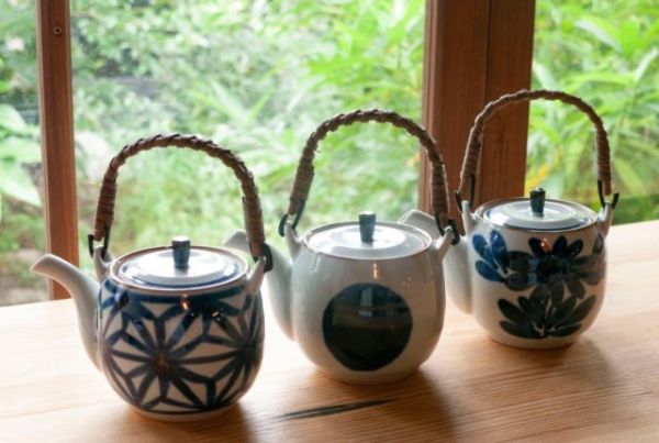 BARBAR  伊呂波藤編手柄陶瓷茶壺 