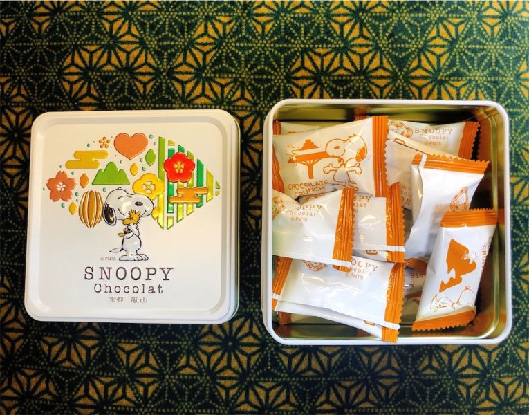 **預購**  Snoopy Chocolat紫蘇&草莓/焙茶巧克力/抹茶巧克力脆餅鐵盒 