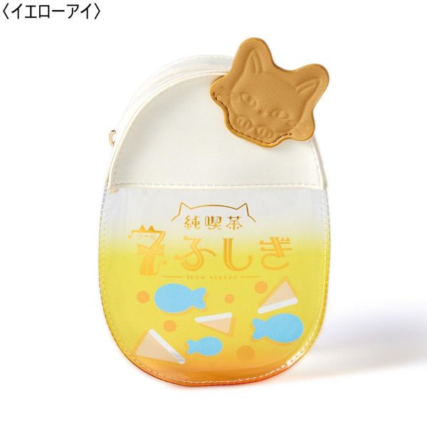 NEKOBU 貓咪純喫茶 皮革透明收納包 