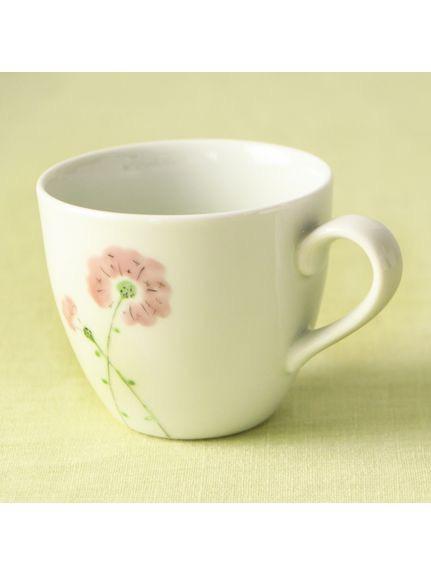 Madu 手繪風花卉陶瓷馬克杯 