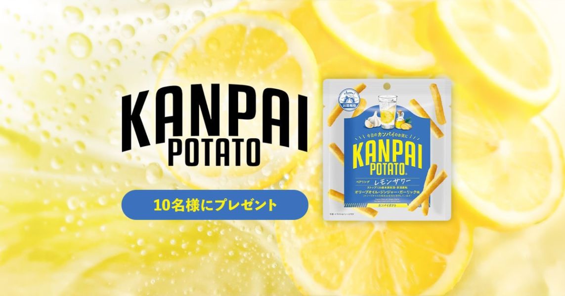 **預購** KANPAI POTATO 風味薯條袋 