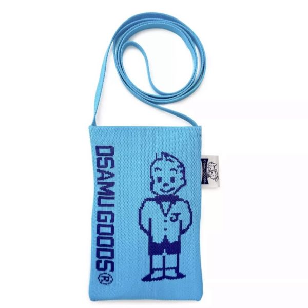 OSAMU GOODSxROOTOTE 編織手機斜背袋 