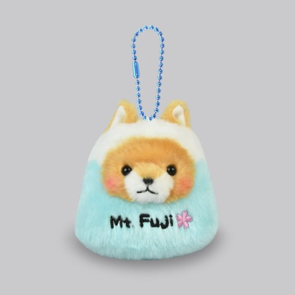 amufun 三兄弟柴犬富士山毛絨玩偶吊飾(豆太郎) 