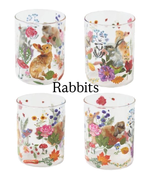 Nathalie Lete 花朵耐熱玻璃杯 