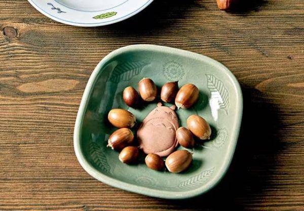 中川政七 瀨戶燒龍貓陶瓷小方盤 