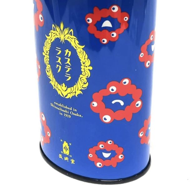 長崎堂 大阪世博長崎蛋糕脆餅鐵罐 