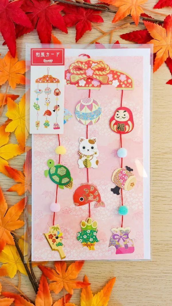 sanrio 和風日式吊飾&祝賀卡片 