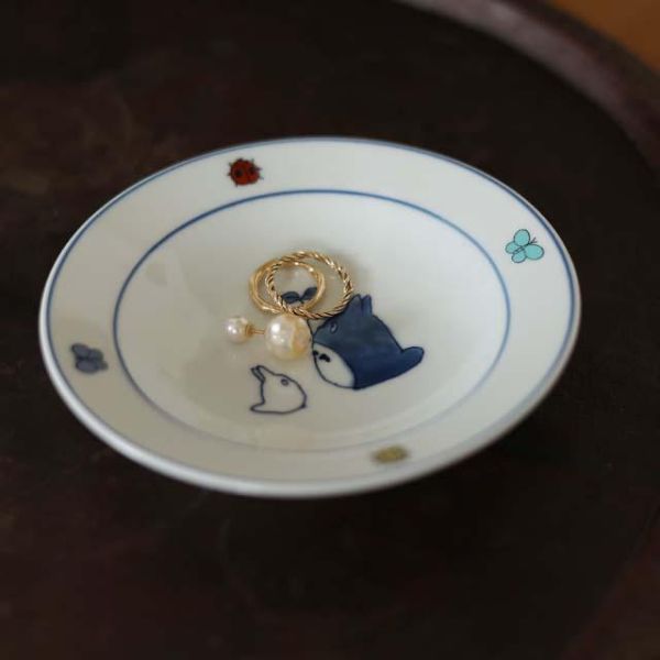 中川政七 有田燒龍貓陶瓷小圓盤 