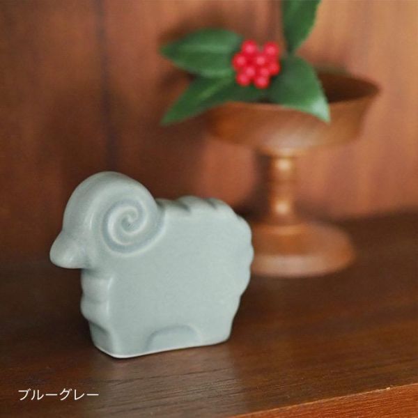 Kamoshika道具店 羊年造型陶瓷擺設 