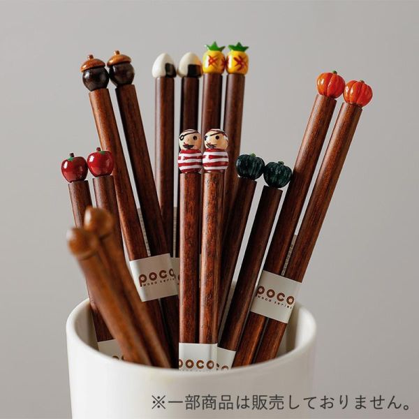 POCO 公仔造型天然木筷 