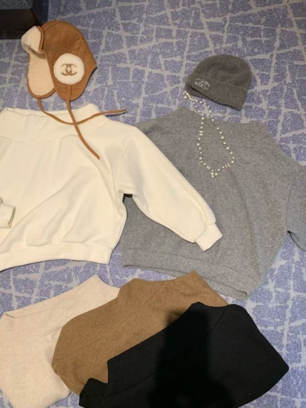 親膚斜肩/一字領羊毛上衣(5色) 