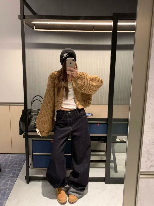 超爆好看手工羊毛針織外套(5色) 