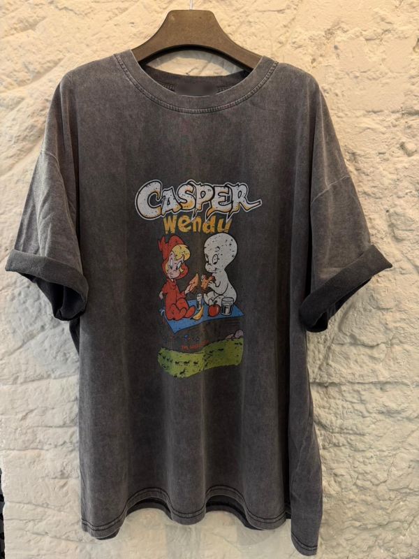 舒適又很有設計感-水洗tee(2色) 