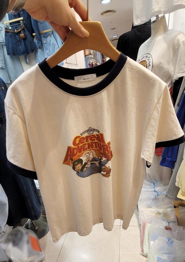 俏皮復古配色tee(4色) 