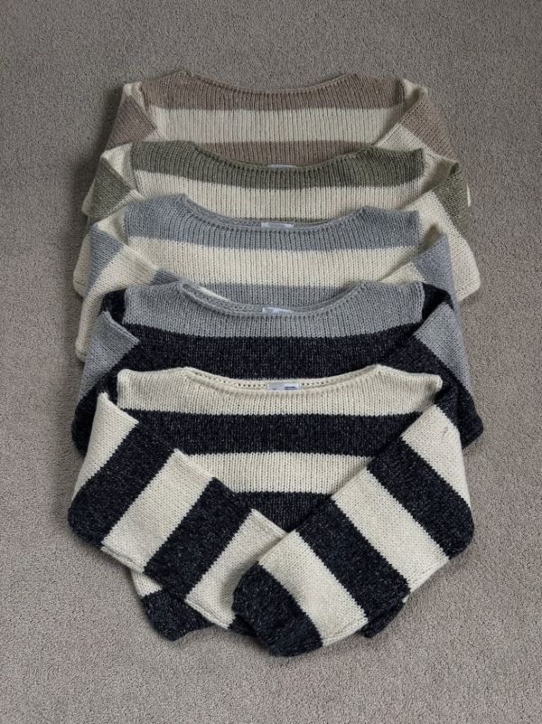 日常休閒或約會的百搭針織(5色) 