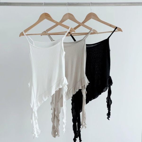 層次穿搭細帶背心(3色) 