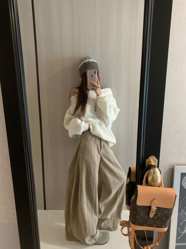 親膚斜肩/一字領羊毛上衣(5色) 