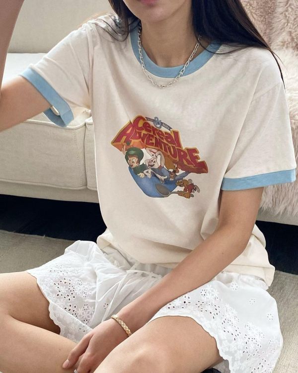 俏皮復古配色tee(4色) 