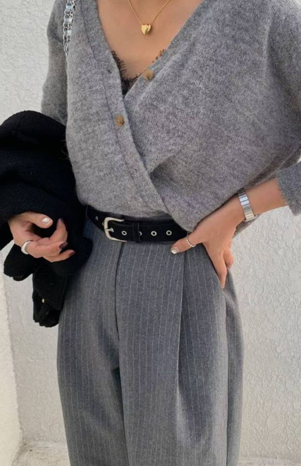 適合秋冬的麂皮皮帶(4色) 