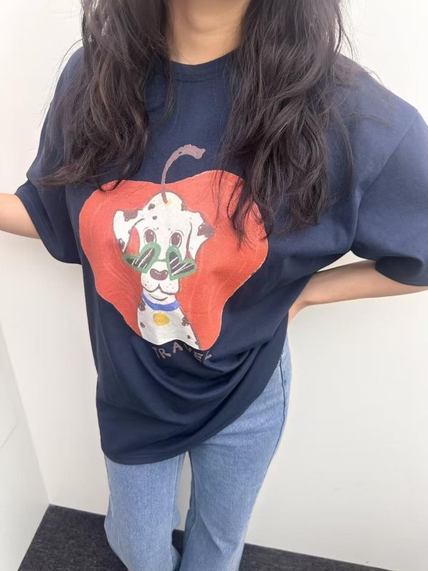 營造隨性感狗狗tee(2色) 