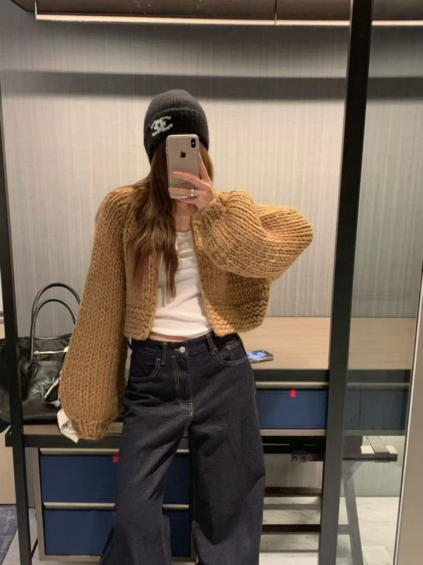 超爆好看手工羊毛針織外套(5色) 